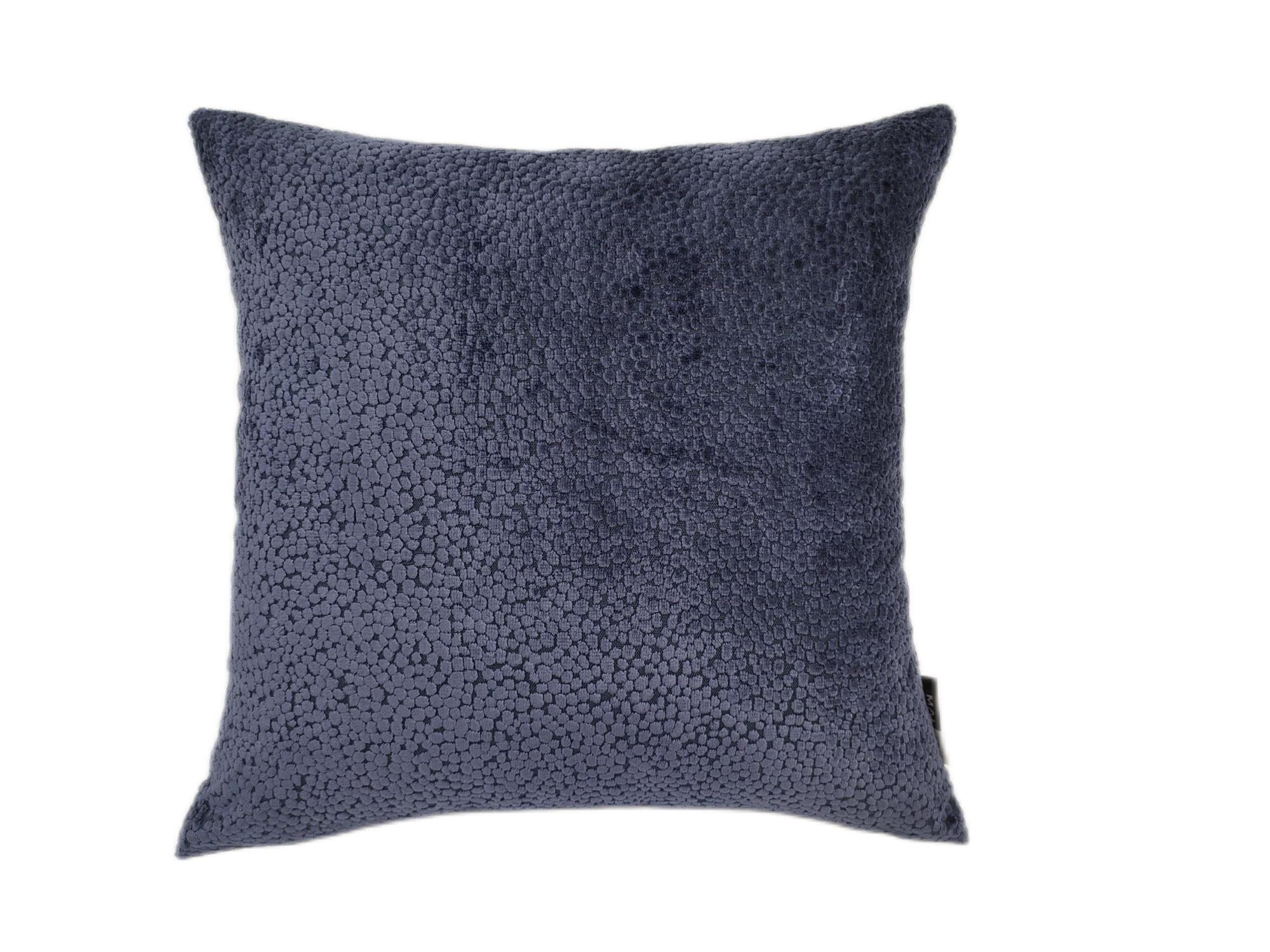 Cut Velvet Dots In Navy Bingham by Malini | Style Our Home