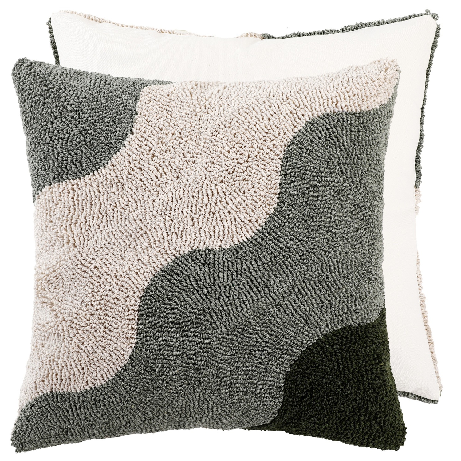 Tufted Waves In A Sage Green by Malini | Style Our Home