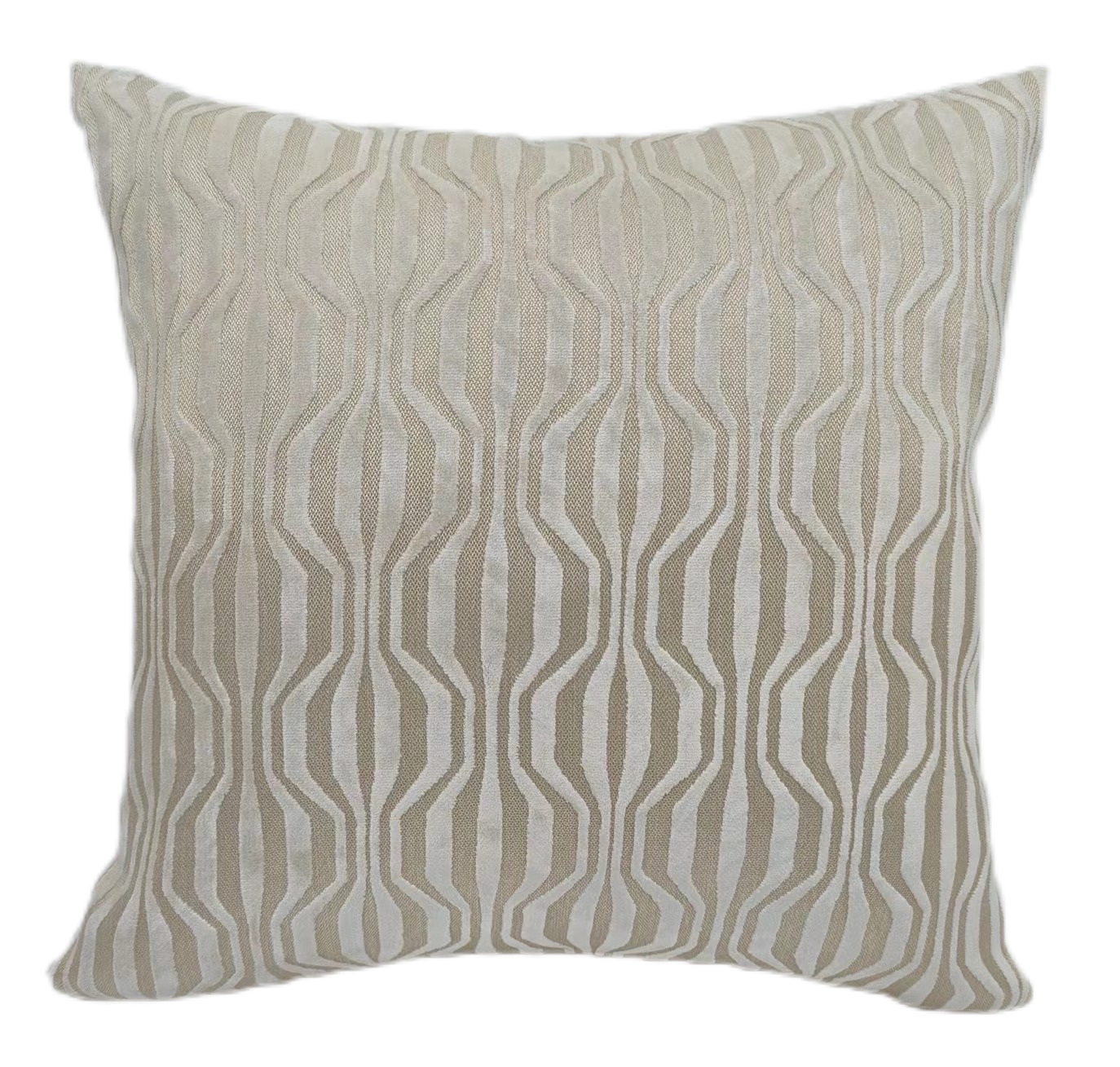 Cut Velvet Hills And Valleys Ivory Erin by Malini | Style Our Home