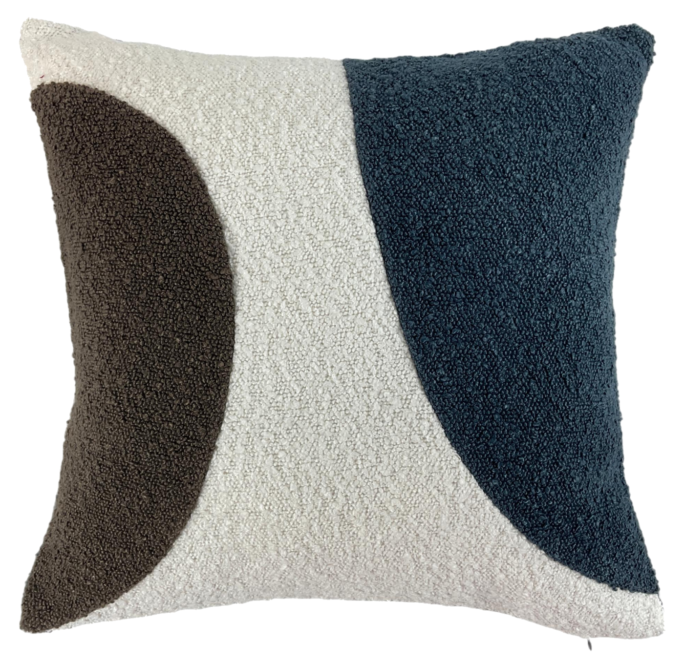 Boucle Circles In Navy & Brown With Bouc Rev by Malini | Style Our Home