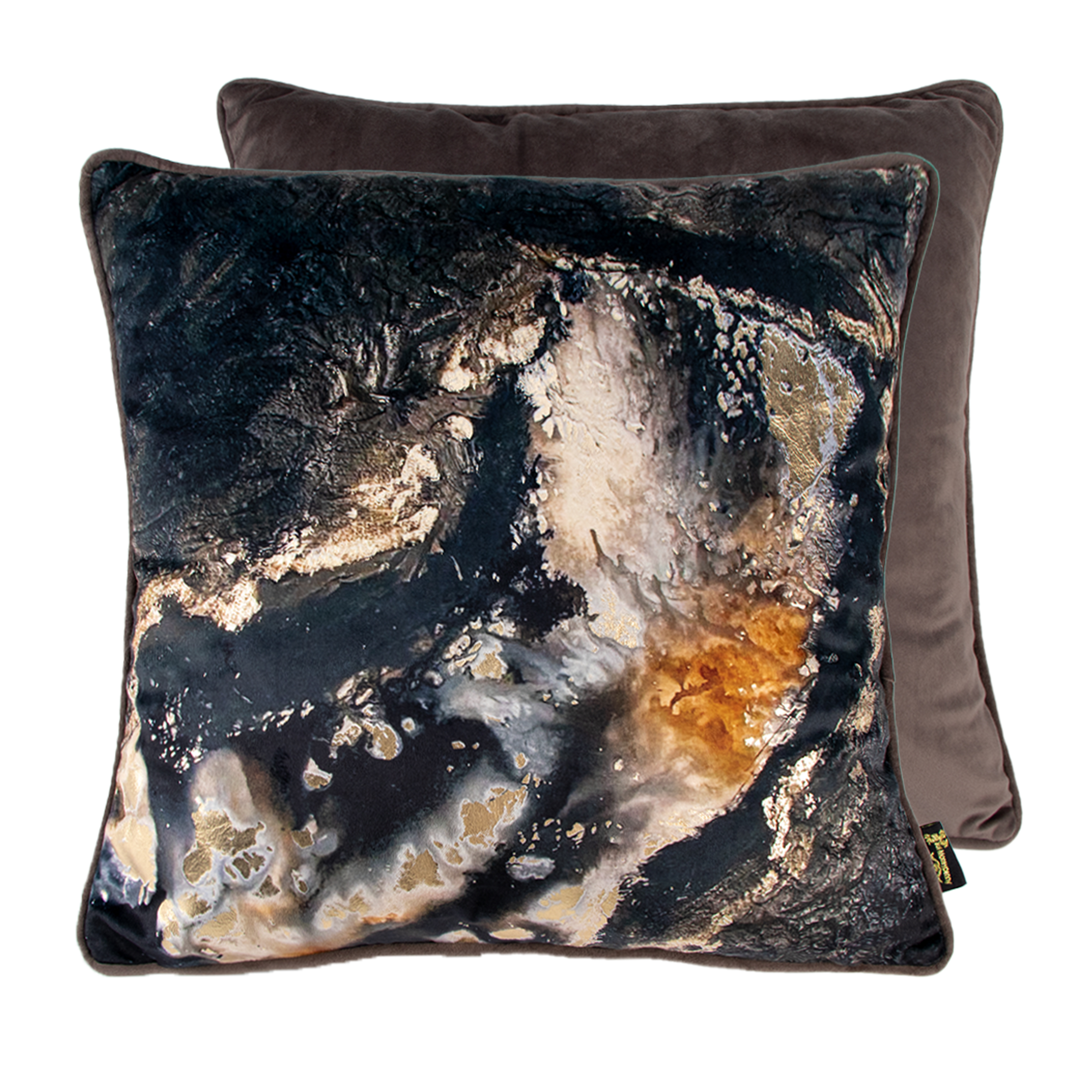 Printed Black Splash Cushionhint Of Must by Malini | Style Our Home