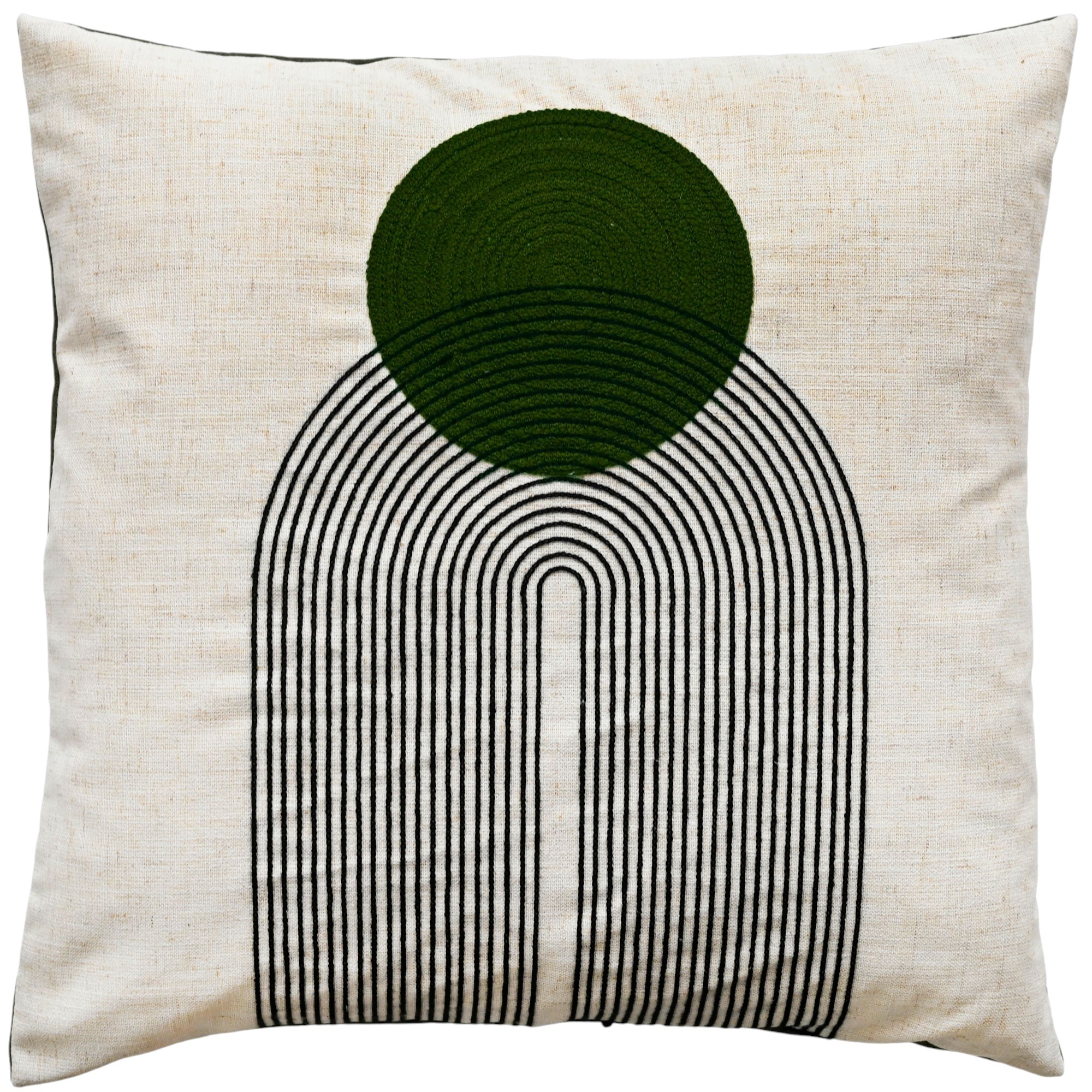 Art Deco Design With Chain Crewel Stitch Oliv by Malini | Style Our Home