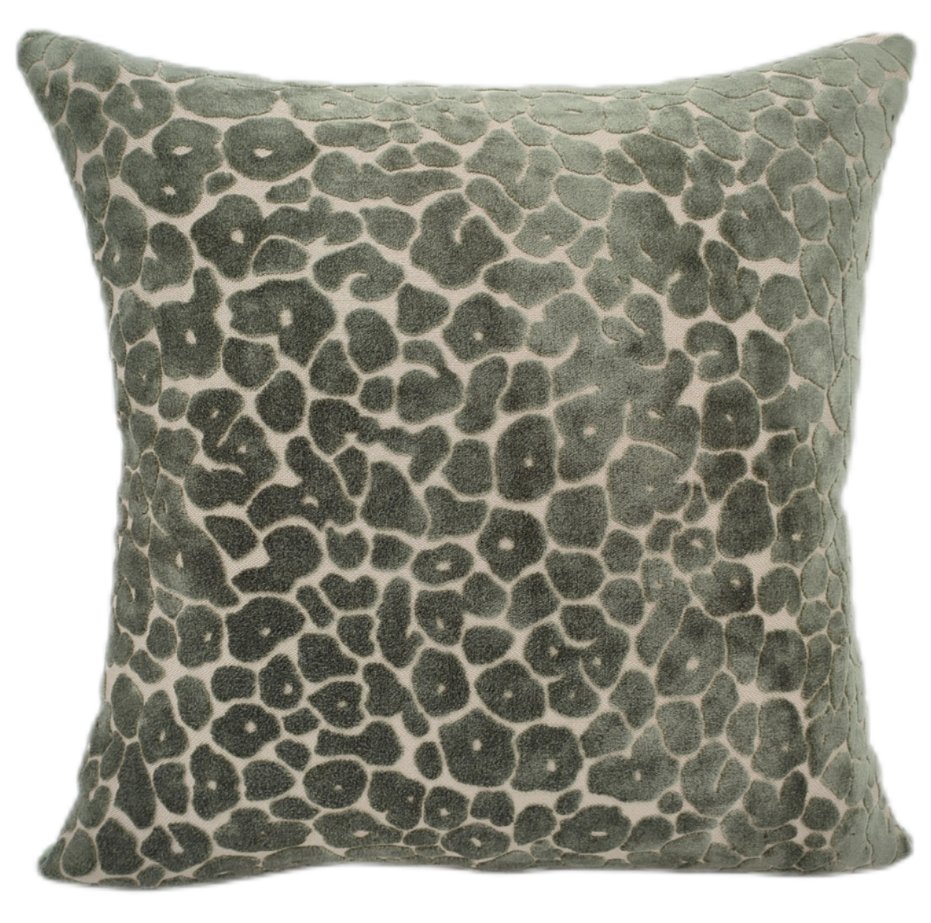 Leopard Cut Spoton Velv Paul Moneypenny Sage by Malini | Style Our Home