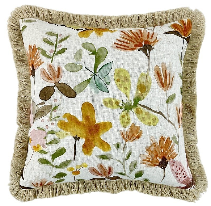 Floral Printed With Fringe by Malini | Style Our Home