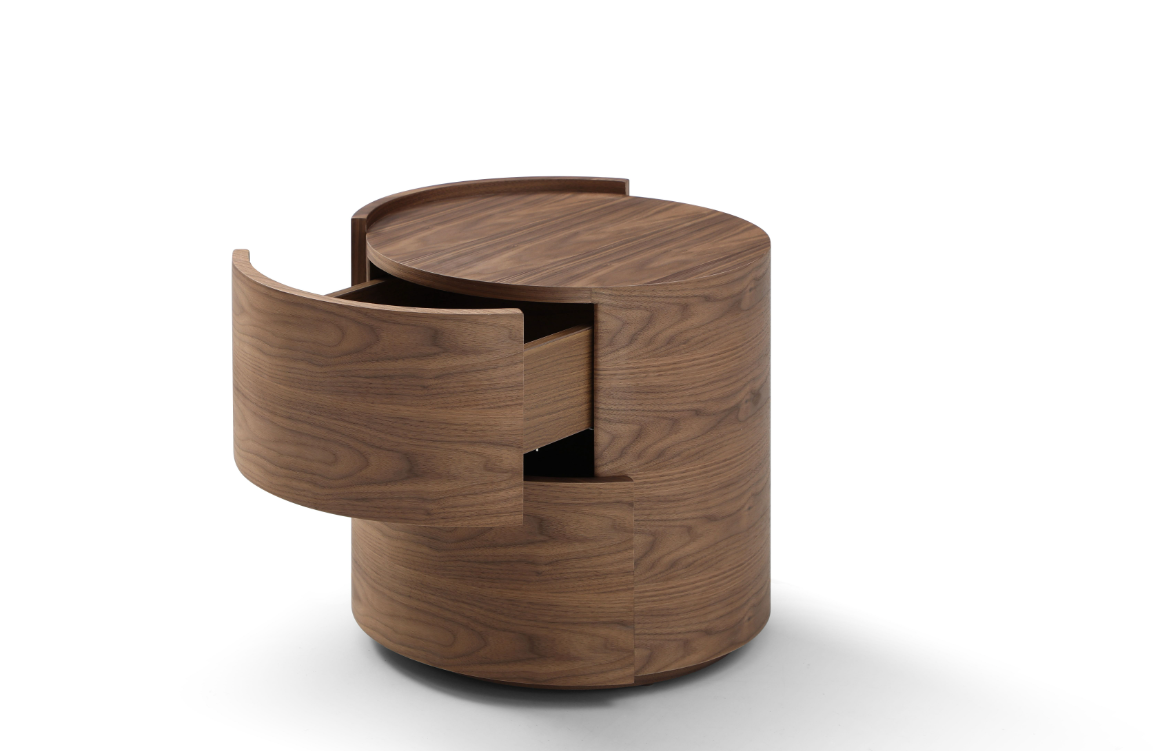 Dexter Bedside Table - Walnut - Pair by Tommy Franks | Style Our Home