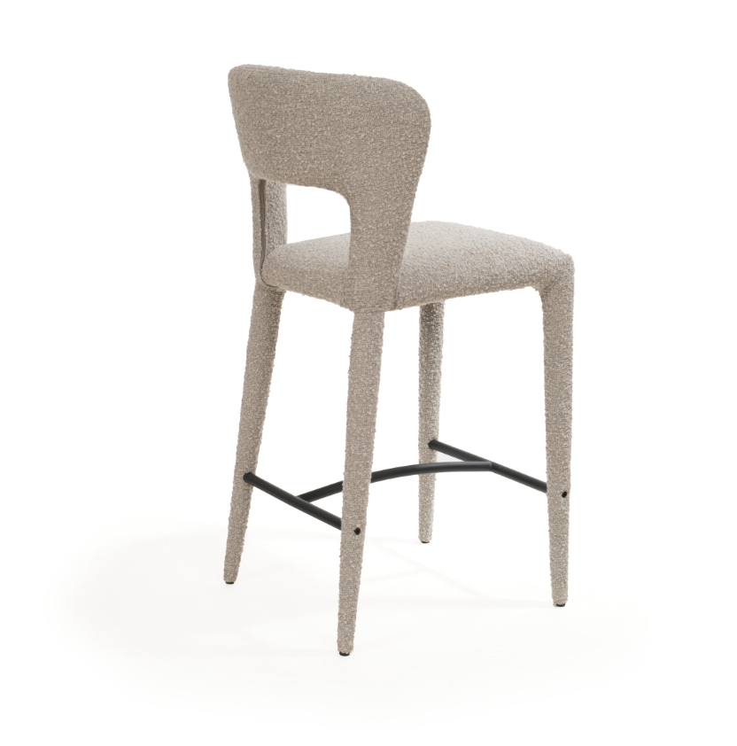 Pari I Bar Stool - Chex Bouclé Steam by Tommy Franks | Style Our Home