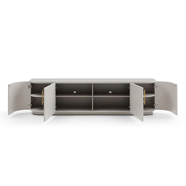 Oakura TV Unit - Matte Beige by Tommy Franks | Style Our Home
