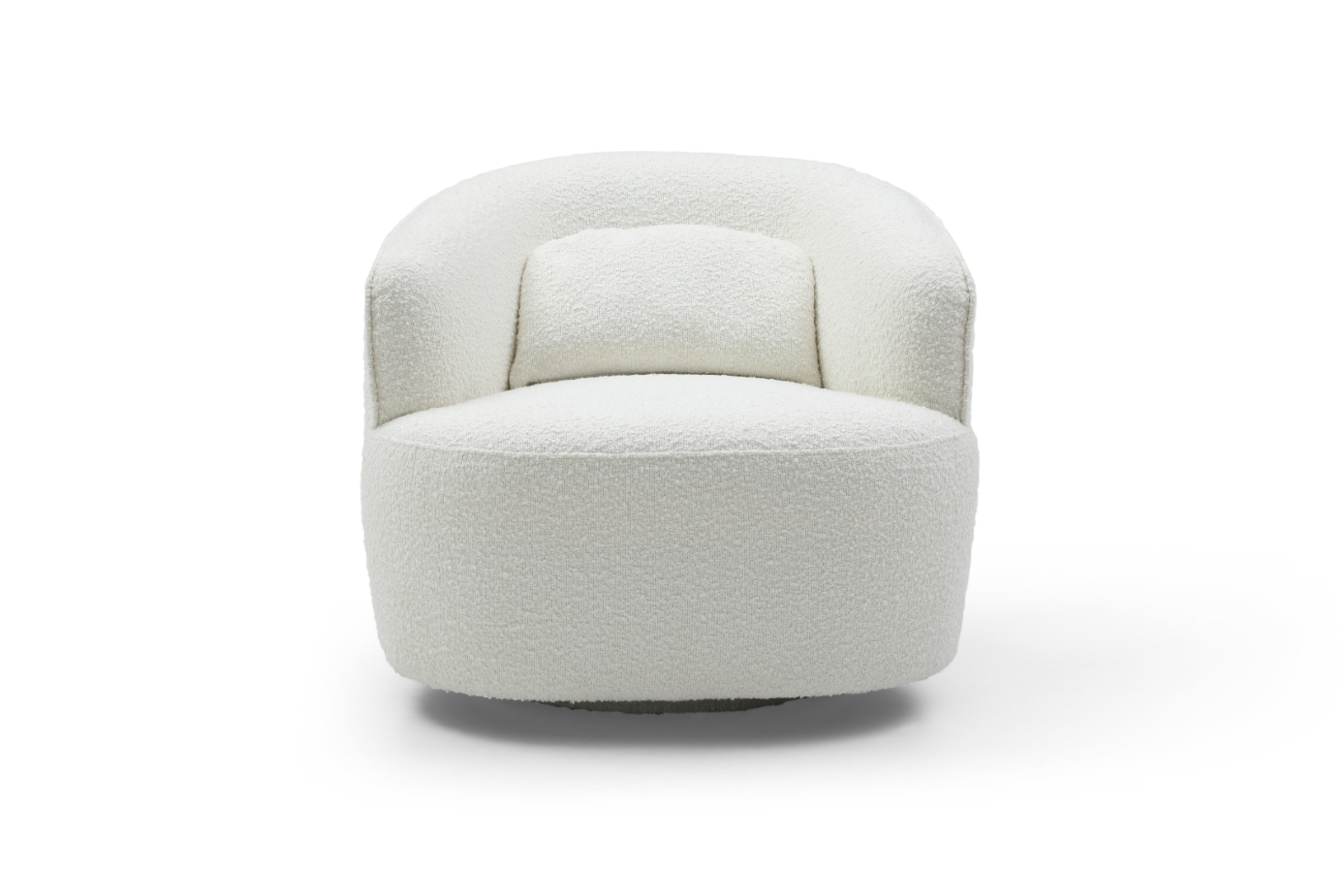 Grace Swivel Chair - Polar Bouclé by Tommy Franks | Style Our Home