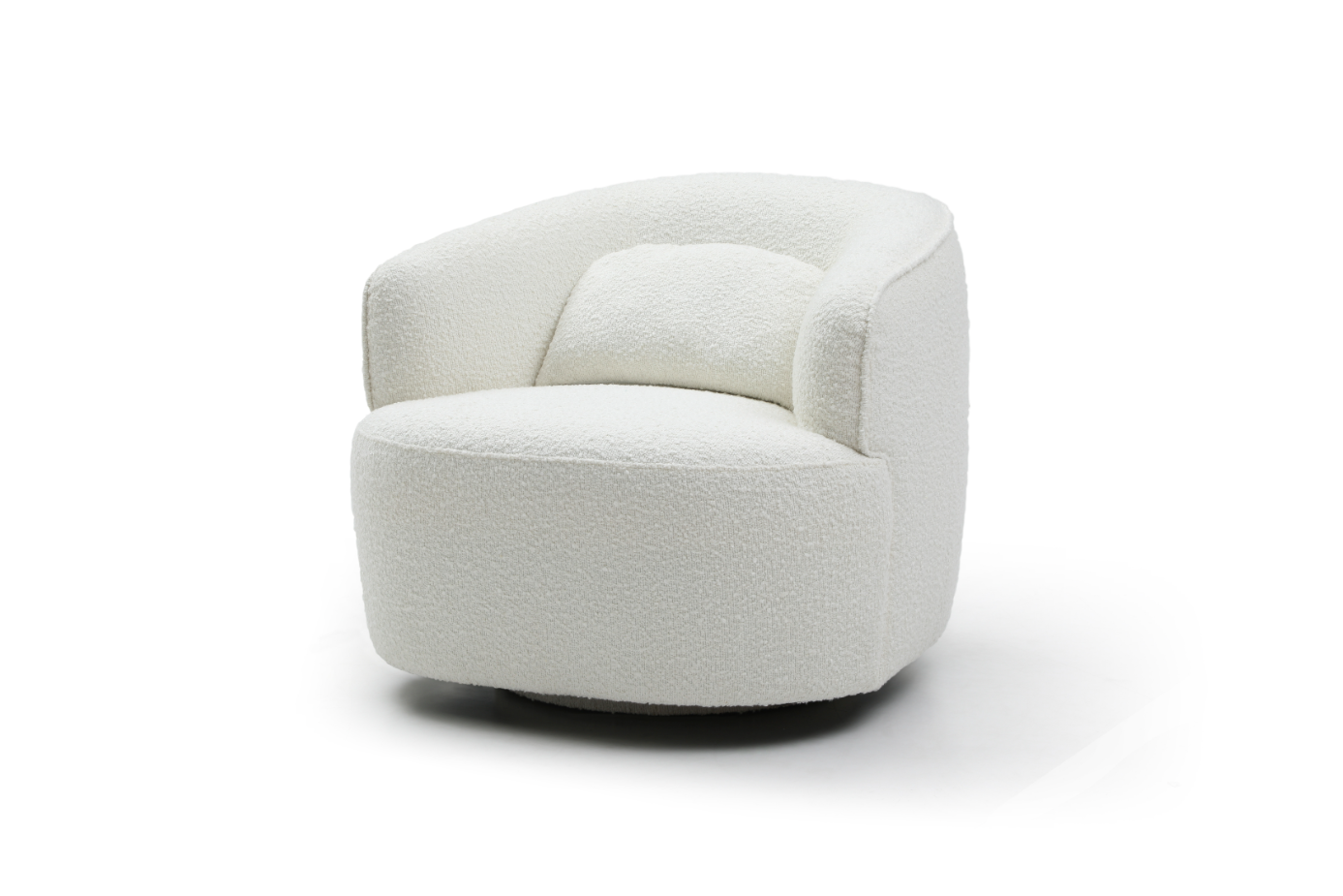 Grace Swivel Chair - Polar Bouclé by Tommy Franks | Style Our Home