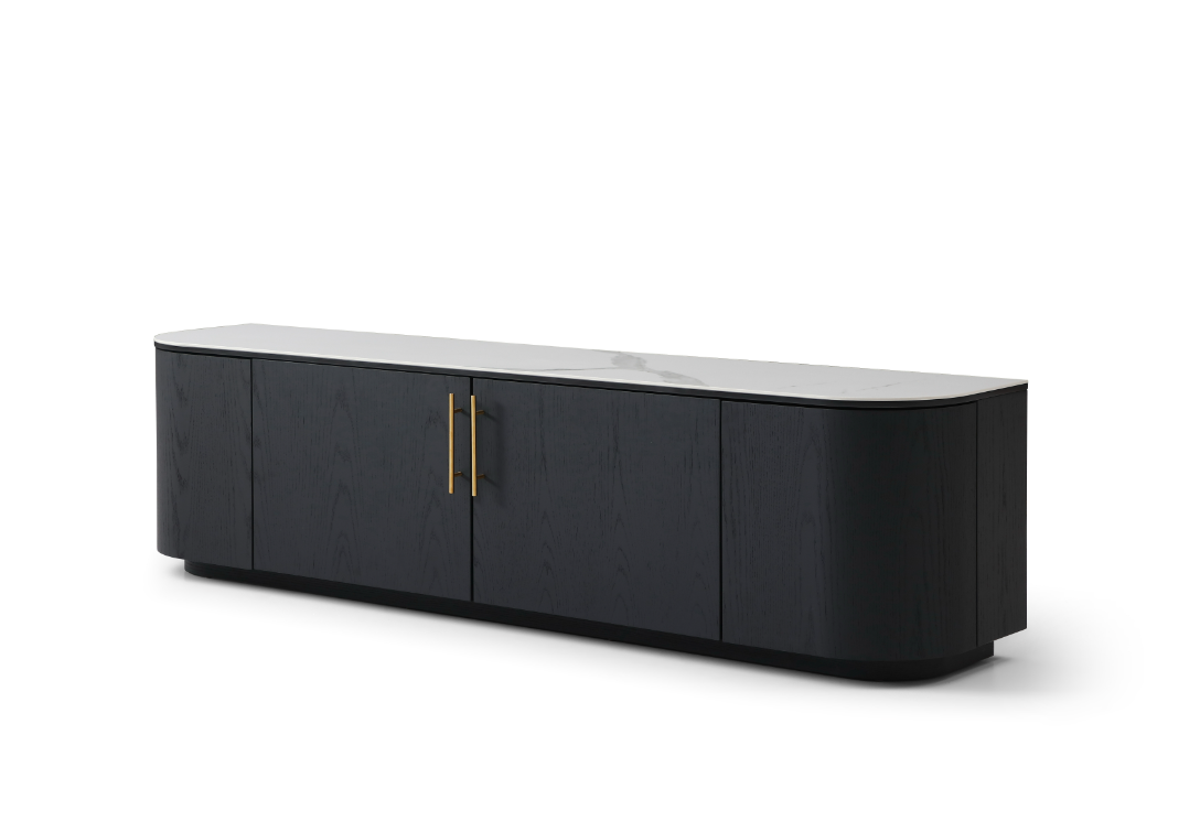 Oakura TV Unit - Black by Tommy Franks | Style Our Home