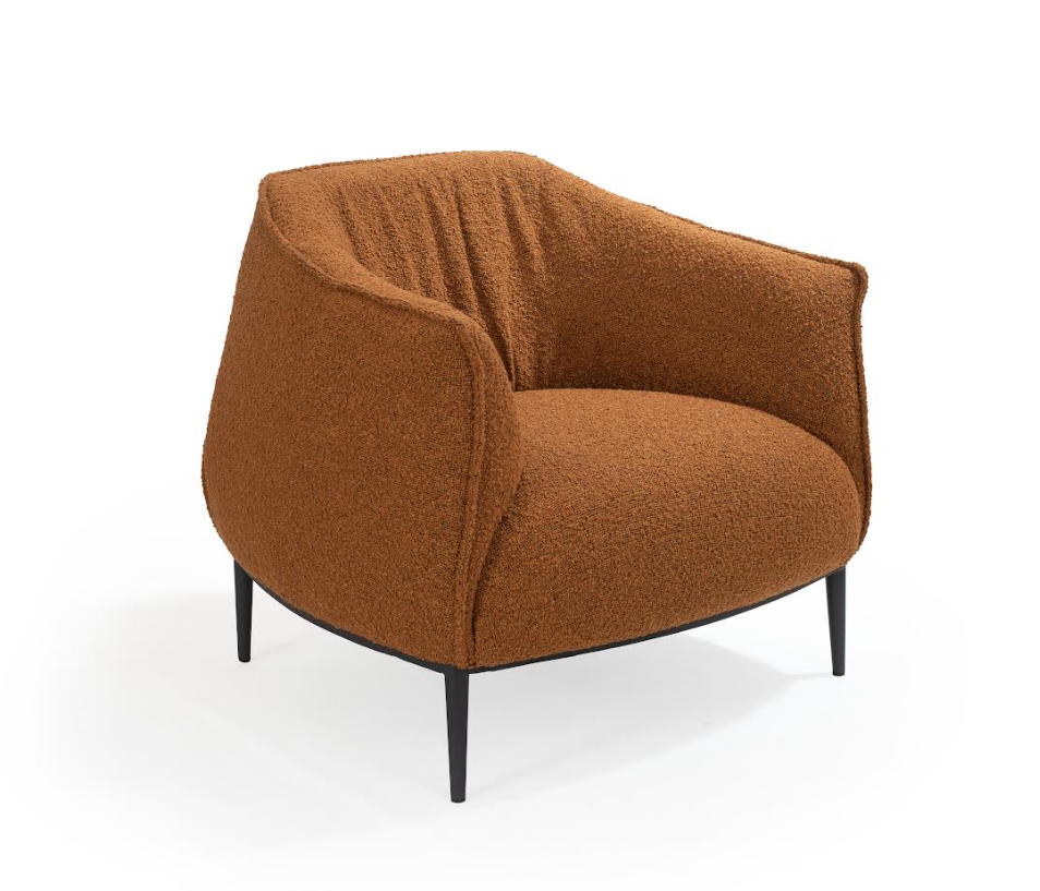 Tyrone Lounge Chair - Chex Bouclé Morocco by Tommy Franks | Style Our Home