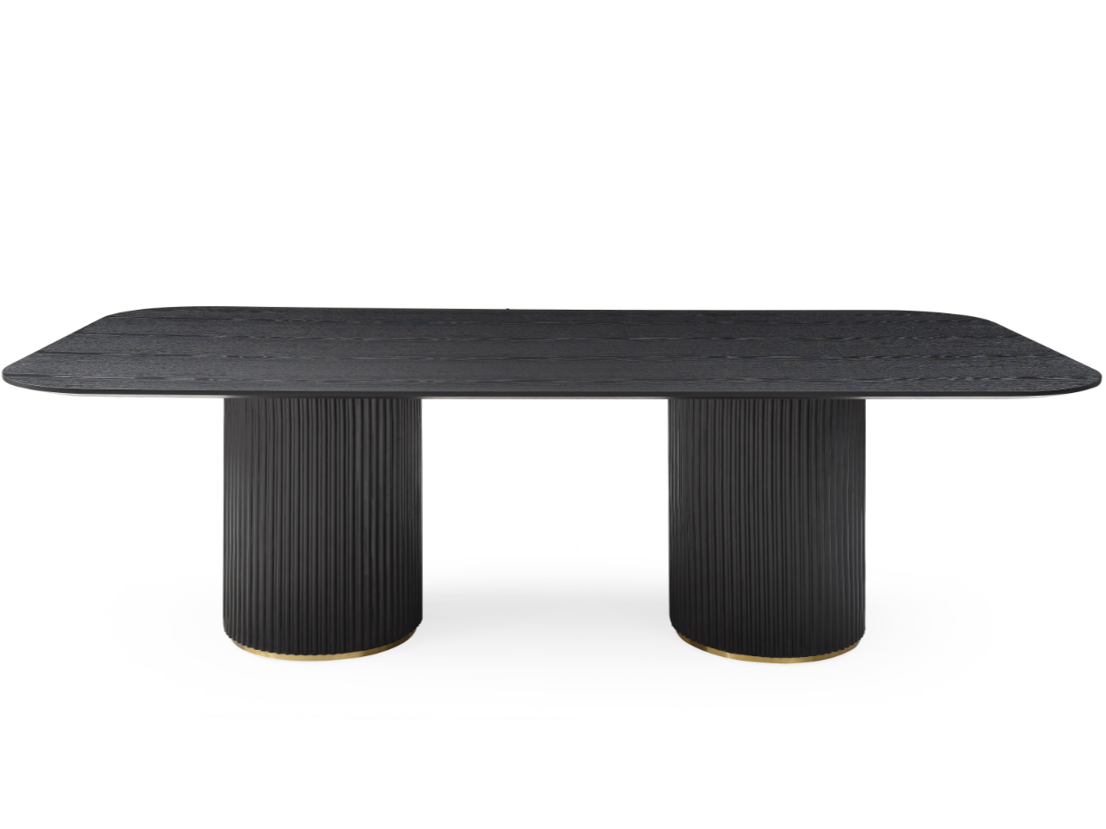 Lantine 240 Dining Table - Black Oak by Tommy Franks | Style Our Home