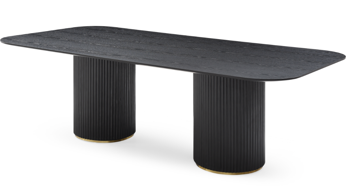 Lantine 240 Dining Table - Black Oak by Tommy Franks | Style Our Home