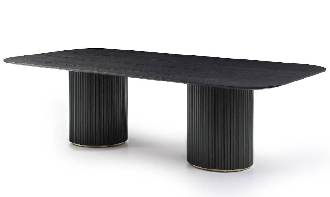 Lantine 280 Dining Table - Black Oak by Tommy Franks | Style Our Home