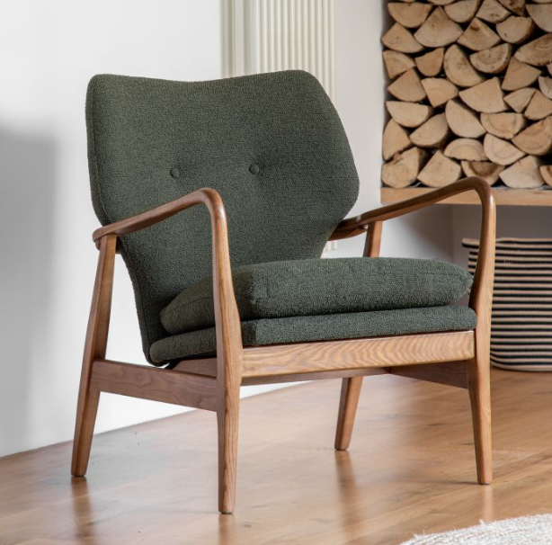 Jensen Green Armchair by Gallery Direct | Style Our Home