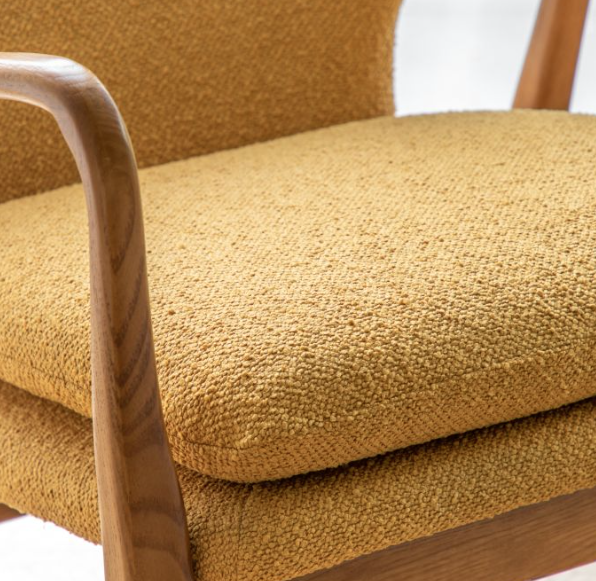 Jensen Ochre Armchair by Gallery Direct | Style Our Home