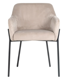Fay khaki Velvet Chair by Richmond Interiors | Style Our Home