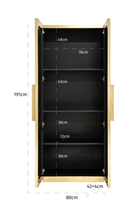  Ironville Gold Cabinet By Richmond Interiors | Style Our Home