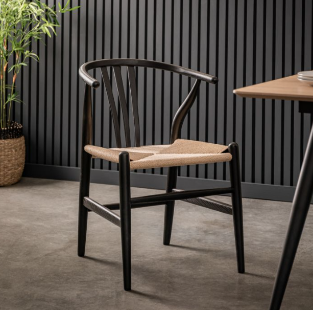 Peninsular Black Dining Chair (2pk) by Gallery Living | Style Our Home