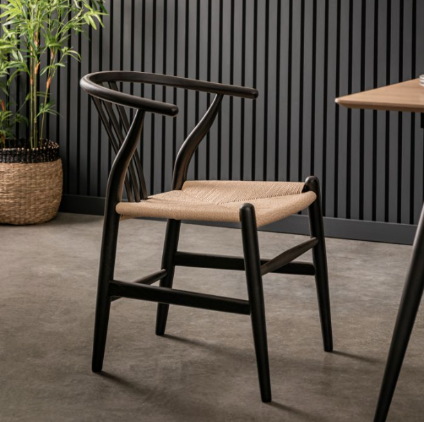 Peninsular Black Dining Chair (2pk) by Gallery Living | Style Our Home