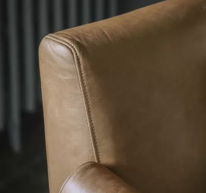 Carden Brown Leather Armchair by Gallery Living | Style Our Home