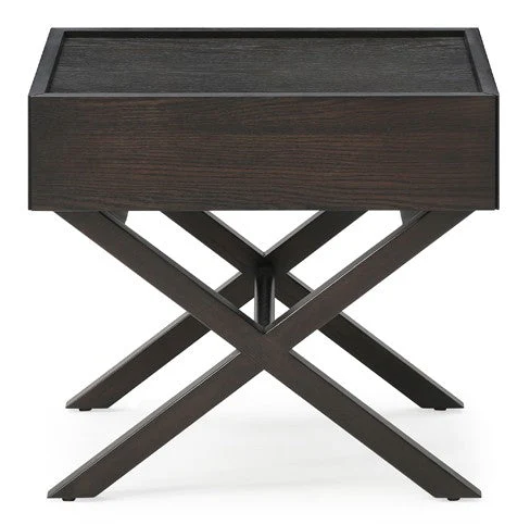 Colonial Night Stand Smoke Oak By Tommy Franks | Style Our Home