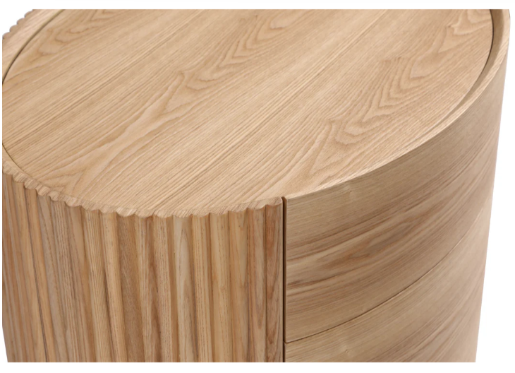 Lantine Bedside Table - Ash Oak By Tommy Franks | Style Our Home