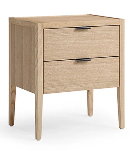 Grafiato Bedside Table - Two Drawer By Tommy Franks