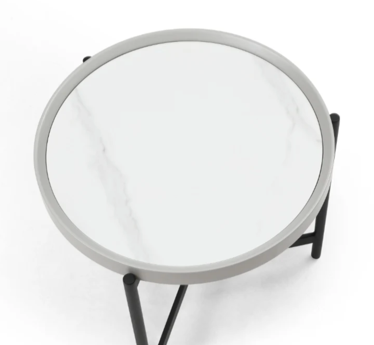Ivery Side Table - Light Grey By Tommy Franks | Style Our Home
