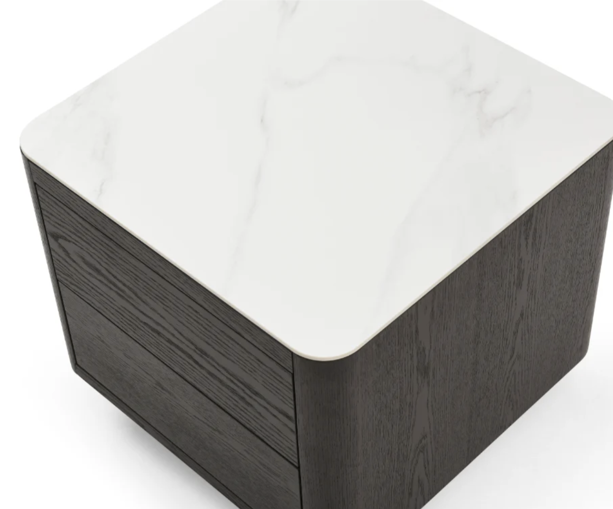 Coin Bedside Table - Smoke Oak By Tommy Franks | Style Our Home