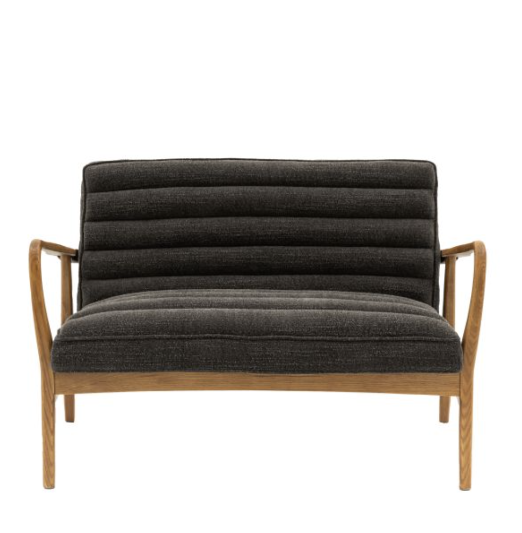 Datsun Charcoal 2 Seater Sofa by Gallery Living | Style Our Home