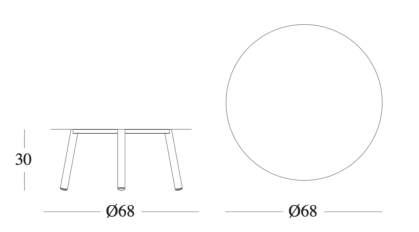 Lilo Coffee Table - 68cm by Vincent Sheppard | Style Our Home
