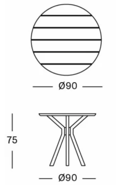 Noa Dining Table - 90cm Diameter by Vincent Sheppard | Style Our Home