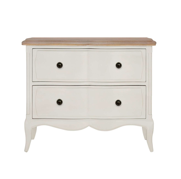 Amelie 2 Drawer Wide Bedside