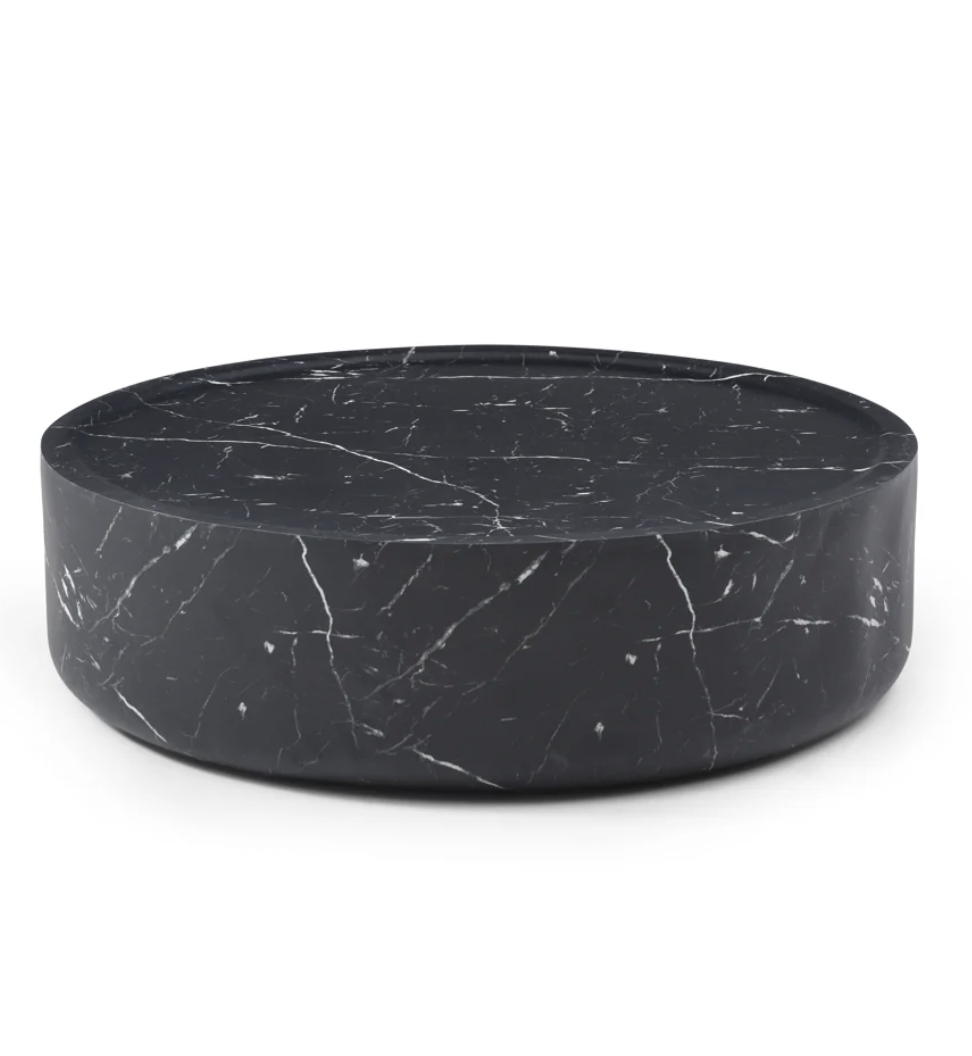 Ciladro Coffee Table - Faux Black Marble - Large by Tommy Franks | Style Our Home