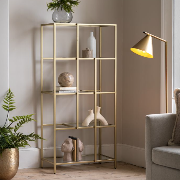 Cheviot Display Unit Champagne by Gallery Living | Style Our Home