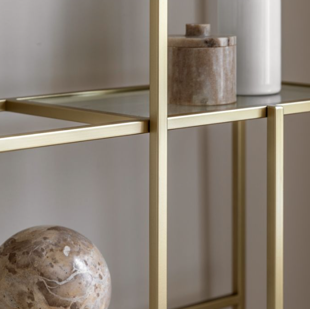 Cheviot Display Unit Champagne by Gallery Living | Style Our Home