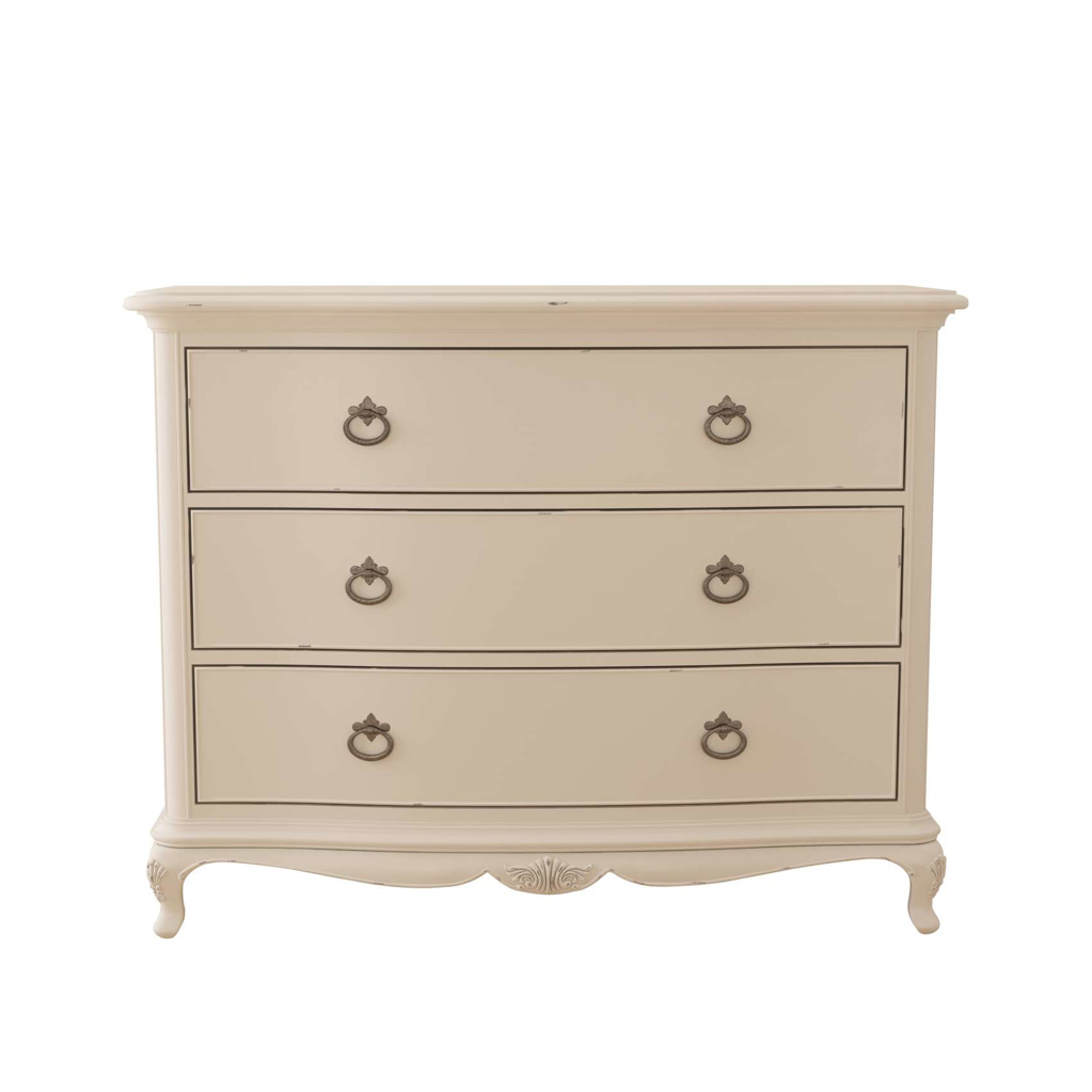 Ivory 3 Drawer Chest - Style Our Home