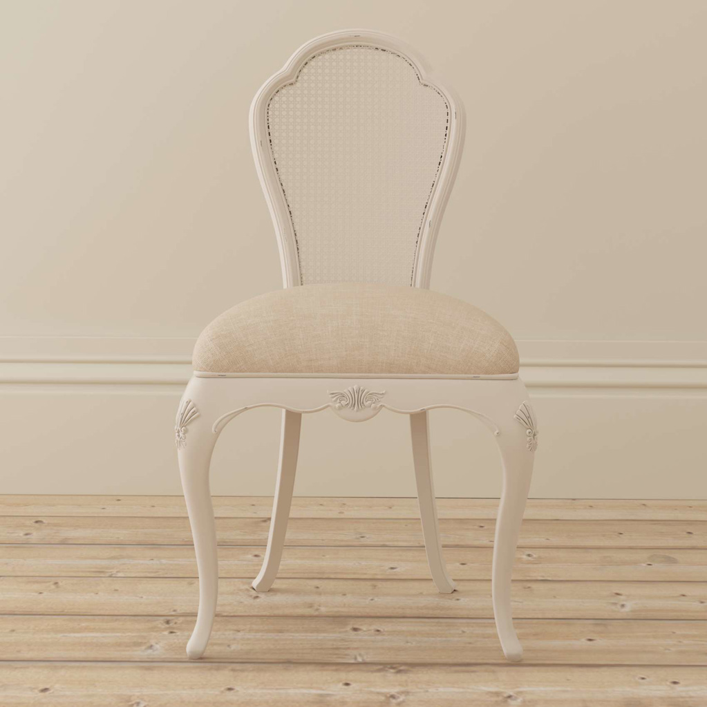 Ivory Bedroom Chair - Style Our Home
