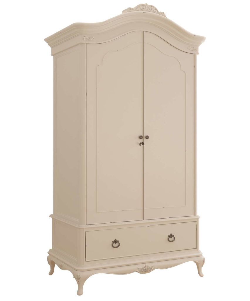 Ivory Double Wardrobe - Style Our Home