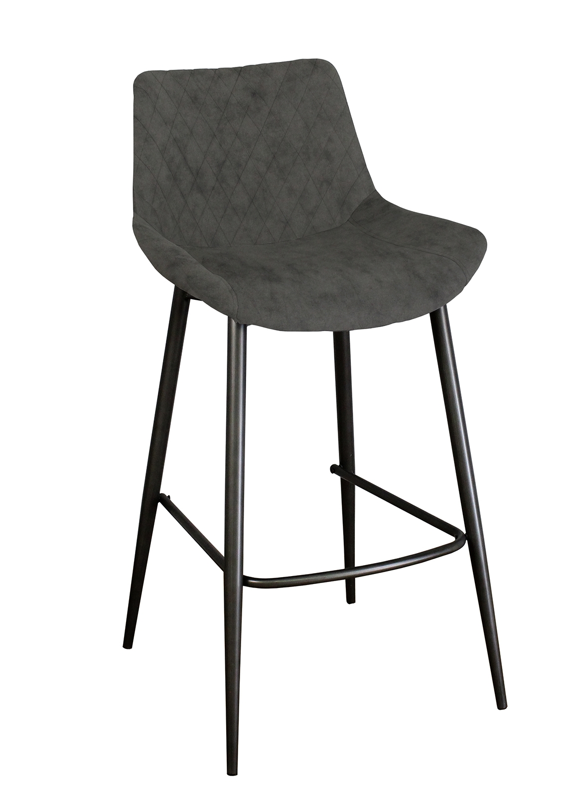 Sigma Bar Stool With Graphite Leg-Shadow Grey by Classic Furniture | Style Our Home