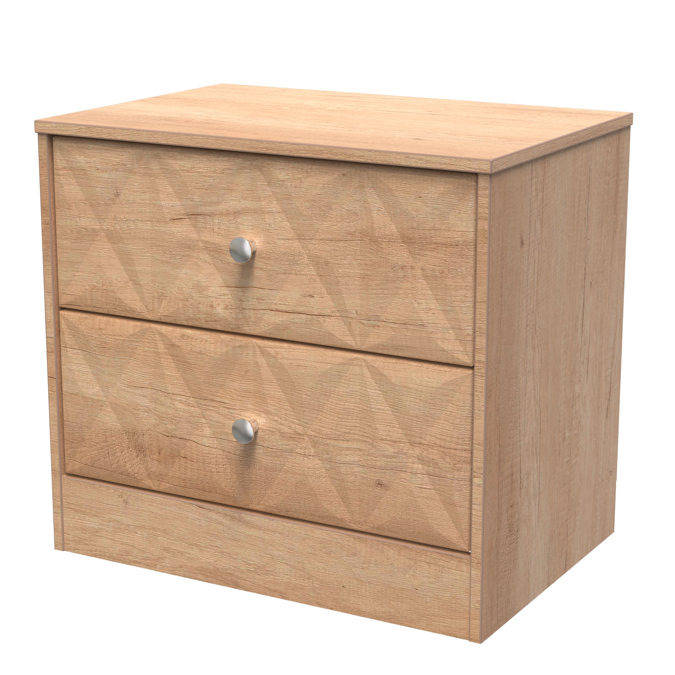 San Jose 2 Drawer Midi Chest in Nebraska Oak