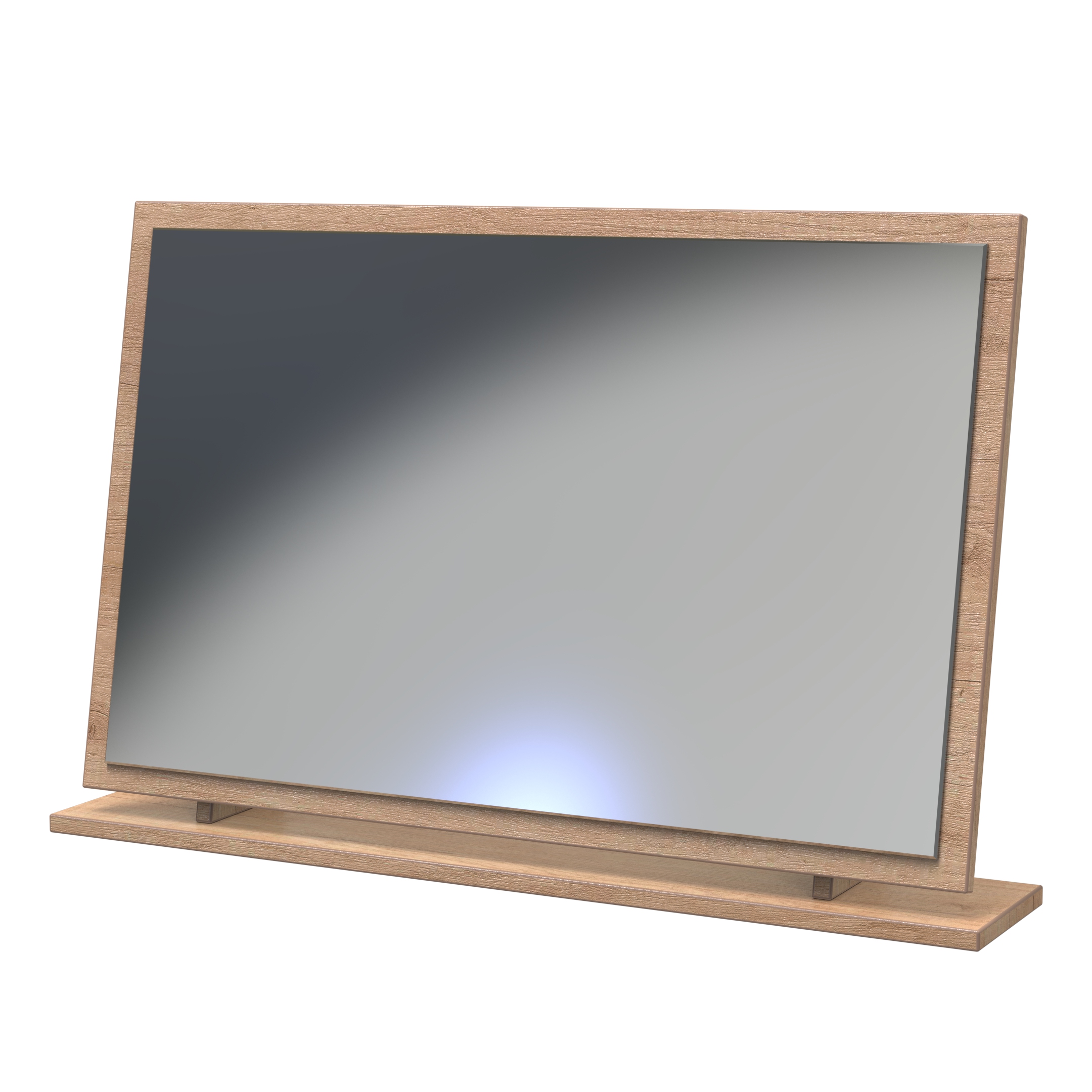 San Jose Large Mirror Nebraska Oak