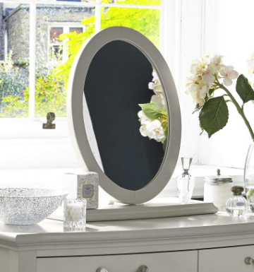 Montreux Soft Grey Vanity Mirror - Style Our Home