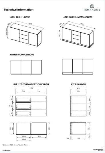 Join 180cm Sideboard - Style Our Home 