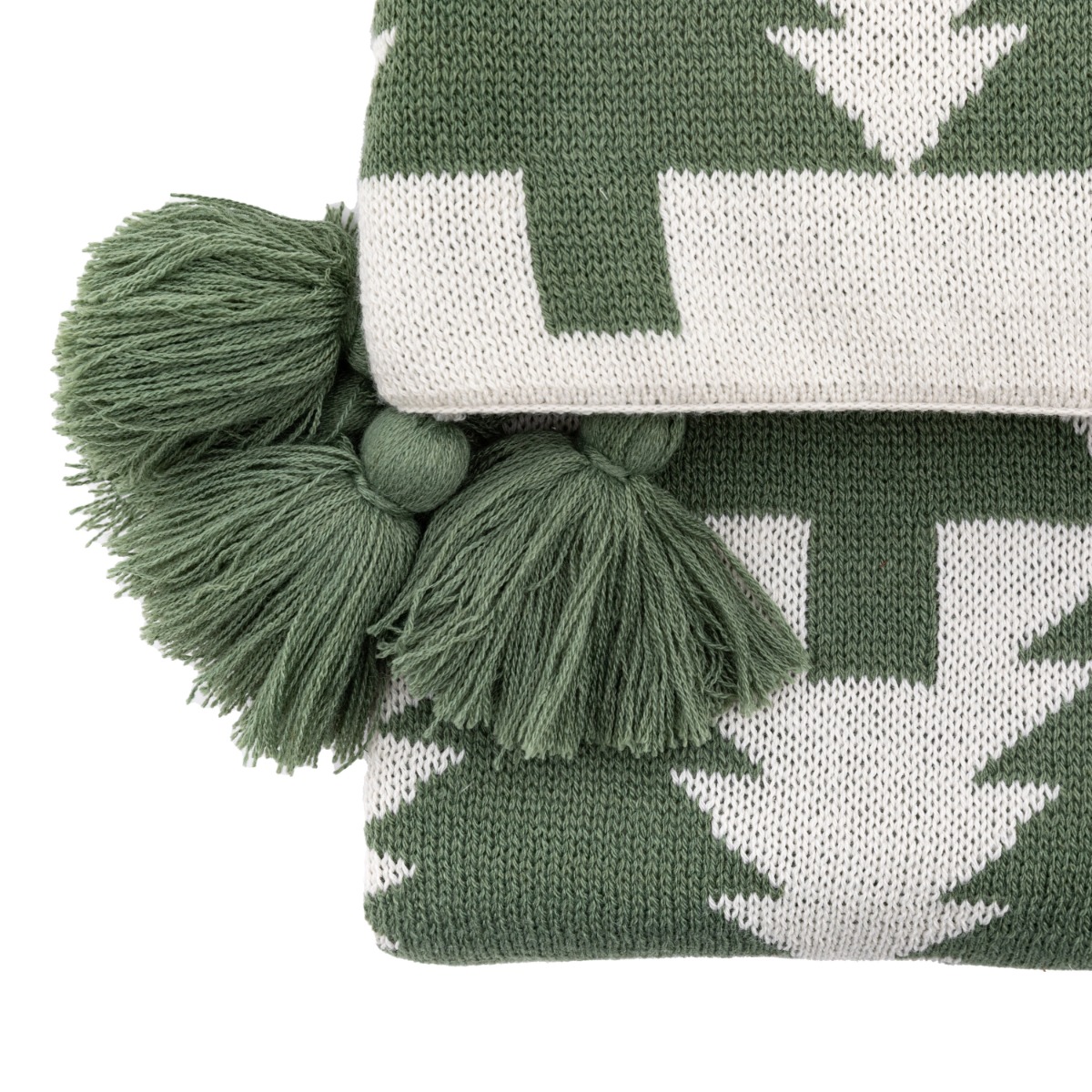 Natures Forest Knitted Tree Throw by Gallery Living | Style Our Home