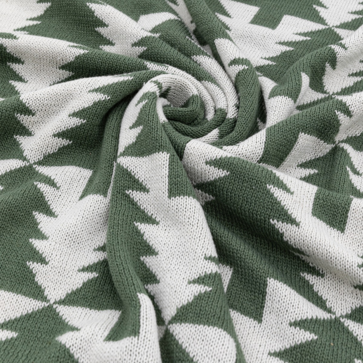 Natures Forest Knitted Tree Throw by Gallery Living | Style Our Home