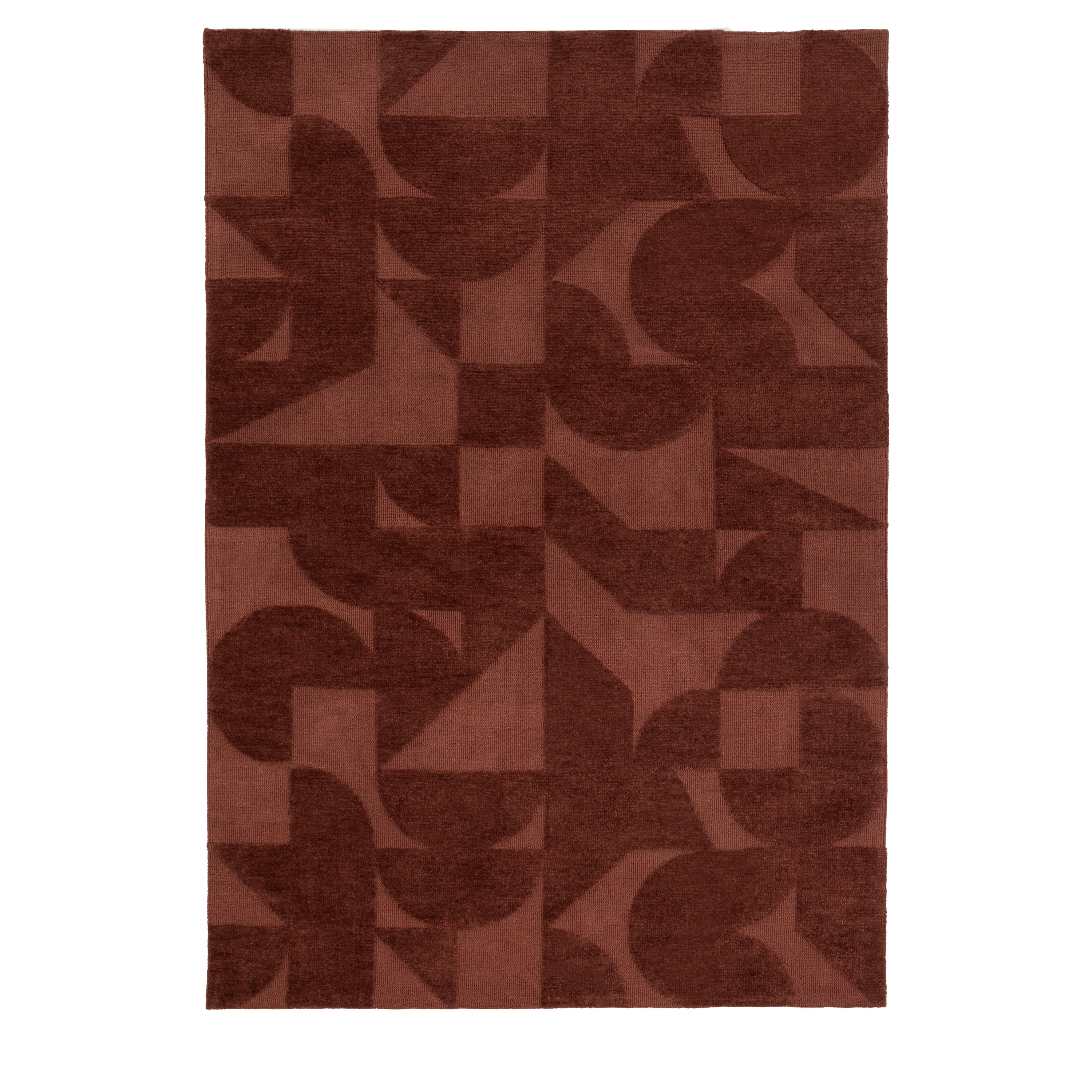 Cortland Block Rug Nutmeg by Gallery Living | Style Our Home