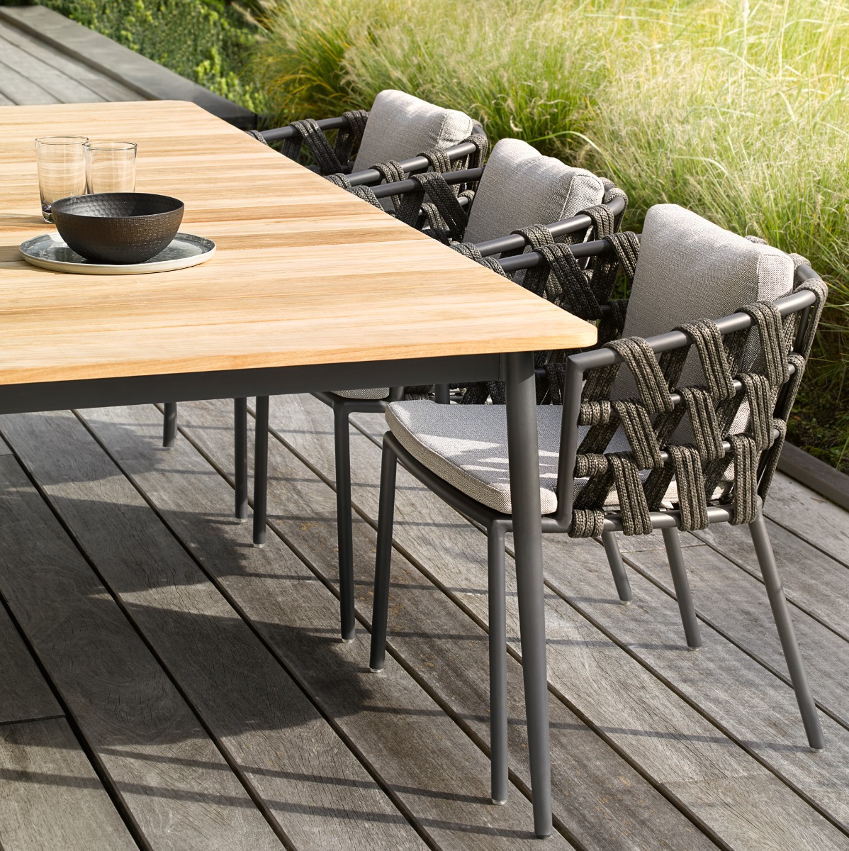 Leo Dining Chair with Almond Seat and Back Cushion by Vincent Sheppard |Style Our Home