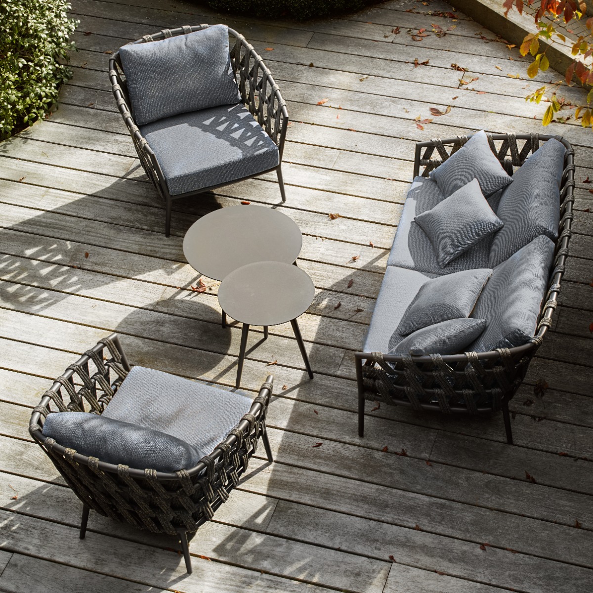 Leo Lounge Chair with Almond Seat and Back Cushion by Vincent Sheppard | Style Our Home